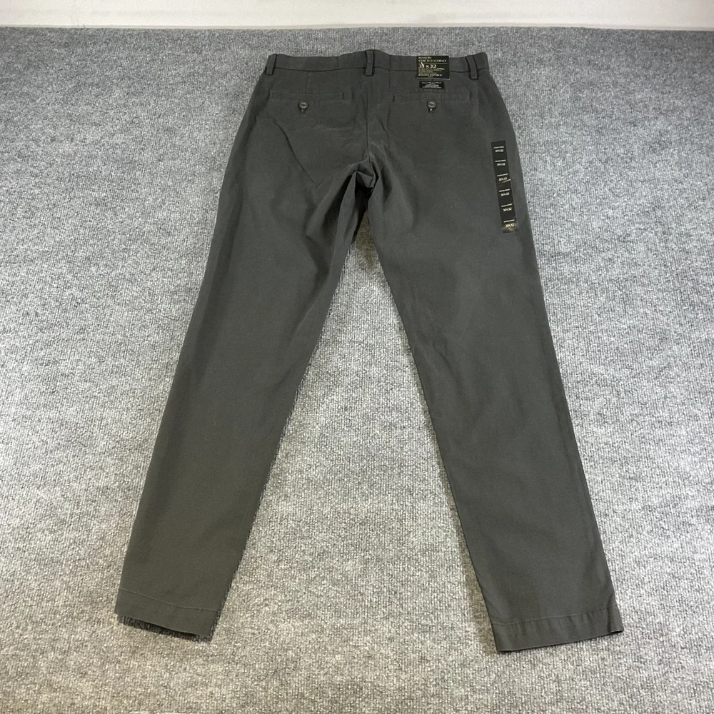 Banana Republic Mason Chino Pants 31x32 Black Stretch Casual Mens Slim Fit NEW